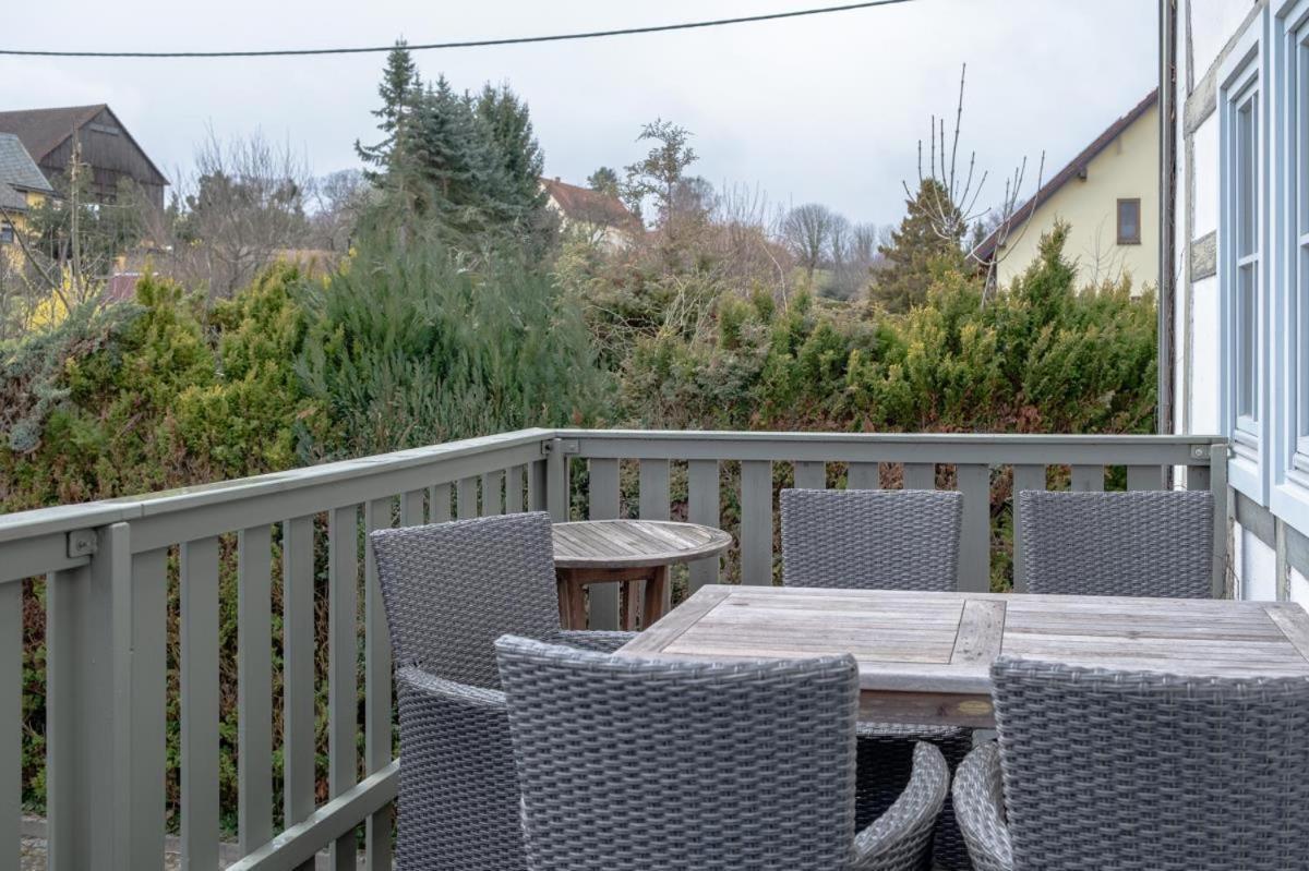 Apartmenthaus Brunnenhof Papstdorf Exteriör bild